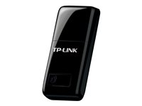 TP-Link TL-WN823N, Kabel, USB, WLAN, Wi-Fi 4 (802.11n), 300 Mbit/s, Svart TL-WN823N