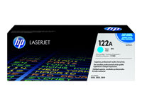 HP 122A Cyan Original LaserJet Toner Cartridge, 4000 sidor, Cyan, 1 styck Q3961A