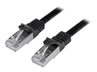 0.5M CAT6 SHIELDED GIGABIT NETWORK PATCH CABLE-BLACK N6SPAT50CMBK