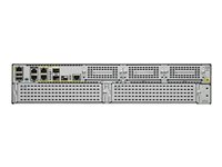 Cisco Integrated Services Router 4351 - Unified Communications Bundle - router 1GbE - WAN-portar: 3 - rackmonterbar ISR4351-V/K9