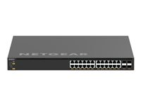 NETGEAR M4350-24X4V, hanterad, L3, 10G Ethernet (100/1000/10000), Strömförsörjning via Ethernet (PoE) stöd, Rackmontering, 1U XSM4328CV-100NES