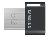 Samsung FIT Plus MUF-512AB - USB flash-enhet - 512 GB - USB 3.2 Gen 1 - svart MUF-512AB/APC