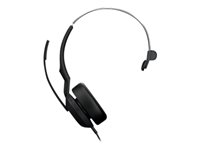 Jabra Evolve2 50 MS Mono - Headset - på örat - kabelansluten - aktiv brusradering - USB-C - svart - Zoomcertifierad, Certifierad för Microsoft-teams, Cisco Webex Certified, Alcatel-Lucent-certifierad, Unify-certifierad, Google Meet-certifierad, Amazo 25089-899-899