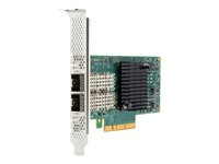 HPE 640SFP28 - Nätverksadapter - PCIe 3.0 x8 / PCIe 3.0 x4 låg profil - 25 Gigabit Ethernet x 2 - för Apollo 20 2U, 4200 Gen10, Edgeline e920, ProLiant DL360 Gen10, DL360 Gen9 817753-B21