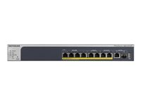 NETGEAR MS510TXPP, hanterad, L2/L3/L4, 10G Ethernet (100/1000/10000), Full duplex, Strömförsörjning via Ethernet (PoE) stöd, Rackmontering MS510TXPP-100EUS