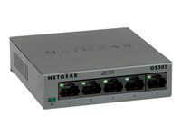 NETGEAR GS305, Ohanterad, L2, Gigabit Ethernet (10/100/1000), Monteringsbar på väggen GS305-300PES