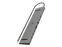 ICY BOX IB-DK2106-C, Kabel, USB 3.2 Gen 1 (3.1 Gen 1) Type-C, 100 W, 3,5 mm, 10,100,1000 Mbit/s, Antracit, Svart IB-DK2106-C