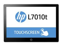 HP L7010t 10,1 tum Retail Touch-bildskärm, 25,6 cm (10.1"), 1280 x 800 pixlar, 220 cd/m², 160°, Svart, Silver, -5 - 135° T6N30AA#ABB