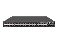 HPE 5510 48G PoE+ 4SFP+ HI 1-slot Switch - Switch - L3 - Administrerad - 48 x 10/100/1000 (PoE+) + 4 x 10 Gigabit SFP+ - rackmonterbar - PoE+ (1440 W) JH148A