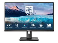 Philips S-line 272S1AE - LED-skärm - 27" - 1920 x 1080 Full HD (1080p) @ 75 Hz - IPS - 250 cd/m² - 1000:1 - 4 ms - HDMI, DVI-D, VGA, DisplayPort - högtalare - svart med struktur 272S1AE/00