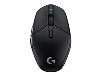 Logitech G G303 Shroud Edition, högerhand, Optisk, Trådlös RF + Bluetooth, 25600 DPI, 1 ms, Svart 910-006105