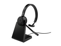 Jabra Evolve 65 TE Mono - Headset - på örat - Bluetooth - trådlös - USB-A via Bluetooth-adapter - ljudisolerande - UC-certifierad 6693-833-499