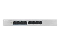 Zyxel GS1200-8HP v2, hanterad, Gigabit Ethernet (10/100/1000), Full duplex, Strömförsörjning via Ethernet (PoE) stöd GS1200-8HPV2-EU0101F