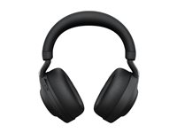Evolve2 85 headset black MS, Link 380 BT adapter USB-C MS,1.2m USB-C to USB-A Cable, 3.5mm jack audio cable,Flight adapter, Carry case, Warranty and warning (safety leaflets) 28599-999-899