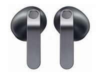 Samsung Galaxy Buds4 - True wireless-hörlurar med mikrofon - inuti örat - Bluetooth - aktiv brusradering - svart SM-R540NZKAEUB