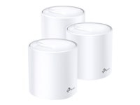 TP-Link Deco X20 (3-pack), Vit, Intern, Mesh-system, Energiljus, FCC: 30 dBm, CE: 20 dBm (2.4 GHz), 23 dBm (5 GHz), 0 - 40 ° C DECO X20(3-PACK)