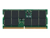 Kingston Technology KSM56T46BD8KM-32HA, 32 GB, 1 x 32 GB, DDR5, 5600 MHz, 262-pin SO-DIMM, Svart, Grön KSM56T46BD8KM-32HA