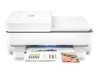 HP ENVY 6420e All-in-One - Multifunktionsskrivare - färg - bläckstråle - 216 x 297 mm (original) - A4/Letter (media) - upp till 8 sidor/minut (kopiering) - upp till 10 sidor/minut (utskrift) - 100 ark - USB 2.0, Wi-Fi(ac) - Berättigad till HP Instant 223R4B#629