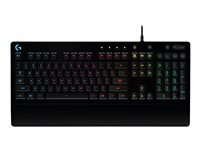 Logitech G G213 Prodigy, Fullstor (100 %), Kabel, USB, QWERTY, RGB LED, Svart 920-008091