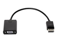 HP - VGA adapter - DisplayPort (M) to HD-15 (F) - 20 cm - for EliteDesk 700 G1, 800 G2, EliteOne 800 G2, ProDesk 400 G3, 490 G3, ProOne 400 G2 AS615AT