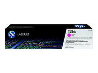 HP 126A - Magenta - original - LaserJet - tonerkassett (CE313A) - för Color LaserJet Pro CP1025, LaserJet Pro MFP M175, TopShot LaserJet Pro M275 CE313A