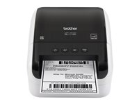 Brother QL-1100, DK, direkt termal, 300 x 300 DPI, 110 mm/sek, Kabel, Svart, Vit QL1100ZW1