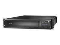 APC Smart-UPS X 2200 Rack/Tower LCD - UPS (rackmonterbar/extern) - AC 230 V - 1980 Watt - 2200 VA - Ethernet 10/100, RS-232, USB - utgångskontakter: 11 - 2U - svart - med APC UPS Network Management Card - för P/N: AR3003, AR3003SP, AR3006, AR3006SP,  SMX2200R2HVNC