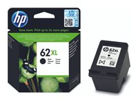 HP 62XL - Lång livslängd - svart - original - bläckpatron - för ENVY 55XX, 56XX, 76XX, Officejet 200, 250, 57XX, 8040 C2P05AE#UUS