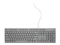 Dell KB216 - Tangentbord - USB - QWERTY - USA, internationellt - grå - för Latitude 34XX, 35XX, 5320, 5520, OptiPlex 7770, Precision 3440, Vostro 3681, 3888, 39XX 580-ADHR