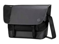 Dell Premier Messenger (M) - Notebook-väska - 15.6" - svart - för Chromebook 7310, Inspiron 15 55XX, Latitude 7275, 7370, E5270, E5470, E5570 460-BBNG