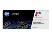 HP 508X magenta original LaserJet-tonerkassett med hög kapacitet, 9500 sidor, Magenta, 1 styck CF363X