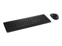 Microsoft Wireless Desktop 900, Fullstor (100 %), Trådlös, RF Trådlös, QWERTY, Svart, Mus inkluderad PT3-00009