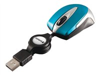 Optical Mini Travel Mouse USB Caribbean Blue 49022