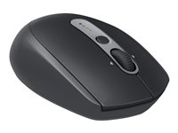 Logitech M590 Silent - Mus - högerhänt - optisk - 7 knappar - trådlös - Bluetooth, 2.4 GHz - trådlös USB-mottagare - grafitton 910-005197