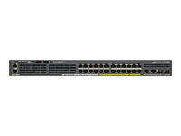 Cisco Catalyst 2960X-24TS-LL - Switch - Managed - 24 x 10/100/1000 + 2 x Gigabit SFP - desktop, rack-mountable WS-C2960X-24TS-LL