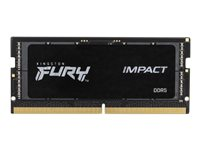 Kingston FURY Impact - DDR5 - modul - 16 GB - SO DIMM 262-pin - 4800 MHz / PC5-38400 - CL38 - 1.1 V - ej buffrad - on-die ECC - för Intel Next Unit of Computing 13 Extreme Kit - NUC13RNGi9 KF548S38IB-16