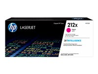 HP 212X - Lång livslängd - magenta - original - LaserJet - tonerkassett (W2123X) - för Color LaserJet Enterprise M555, MFP M578, LaserJet Enterprise Flow MFP M578 W2123X