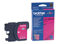 Brother LC1100HYM - Lång livslängd - magenta - original - bläckpatron - för Brother DCP-6690CW, MFC-5890CN, MFC-5895CW, MFC-6490CW, MFC-6890CDW, Justio MFC-5890CN LC1100HYM