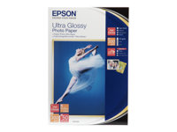 Epson Ultra Glossy Photo Paper - 10x15cm - 50 Ark, Glansigt, 300 g/m ^, 50 ark, - Expression Premium XP-900 - Expression Premium XP-830 - Expression Premium XP-820 - Expression..., 100 mm, 150 mm C13S041943