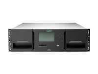 HPE MSL3040, Automatisk bandladdare och bibliotek för lagring, Bandkassett, Serial Attached SCSI (SAS), 3U, Fiberkanal, Serial Attached SCSI (SAS), LTO-6, LTO-7, LTO-8, LTO-9 Q6Q62C