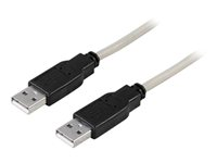 Deltaco USB 2.0 Cable A/A, 3m, 3 m, USB A, USB A, Hane/Hane, 480 Mbit/s USB2-9