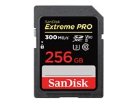 SanDisk Extreme PRO, 256 GB, SDXC, Klass 10, UHS-II, 300 MB/s, 260 MB/s SDSDXDK-256G-GN4IN