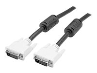 StarTech.com 10 m Dual Link DVI-D-kabel - M/M, 10 m, DVI-D, DVI-D, Hankoppling, Hankoppling, Svart, Vit DVIDDMM10M