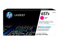 HP 657X magenta original LaserJet-tonerkassett med hög kapacitet, 23000 sidor, Magenta, 1 styck CF473X