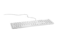 DELL KB216, Fullstor (100 %), Kabel, USB, QWERTY, Vit 580-ADGM