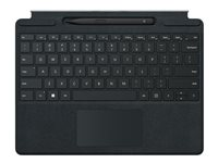 Microsoft Signature with Slim Pen 2, QWERTY, Spansk, Styrplatta, Microsoft, Surface Pro Signature: Surface Pro 8 Surface Pro X Surface Slim Pen 2: Surface Laptop Studio..., Svart 8X8-00012