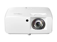 Optoma ZH350ST - DLP-projektor - laser - bärbar - 3D - 3500 lumen - Full HD (1920 x 1080) - 16:9 - 1080p - fast objektiv med kort kastavstånd E9PD7KK31EZ3