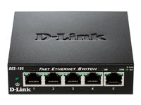 D-Link DES-105, Ohanterad, L2, Full duplex DES-105/E