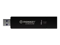 Kingston Technology IronKey D300S, 16 GB, USB Type-A, 3.2 Gen 1 (3.1 Gen 1), 165 MB/s, Keps, Svart IKD300S/16GB