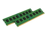 Kingston Technology ValueRAM 8GB DDR3 1600MHz Kit, 8 GB, 2 x 4 GB, DDR3, 1600 MHz, 240-pin DIMM KVR16N11S8K2/8